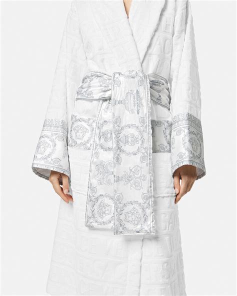 versace crystal bride|Crystal I ♡ Baroque Bride Bathrobe White,Silver .